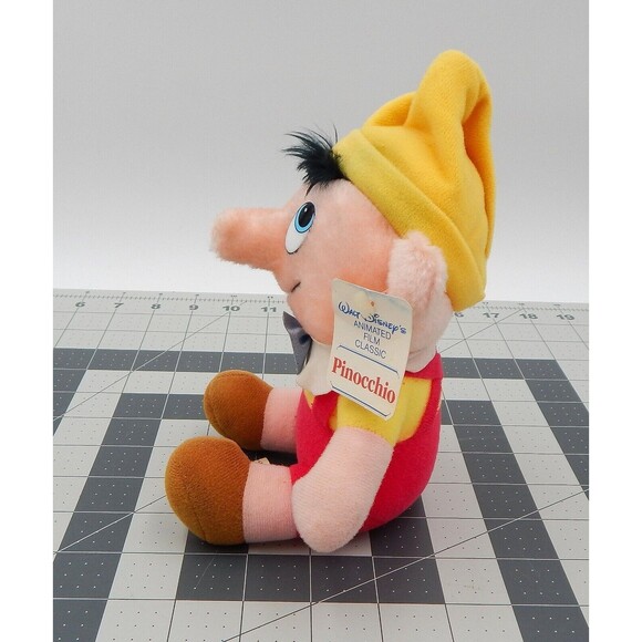 Pinocchio Walt Disney Animated Film Class Soft Plush 8 Inch Stuffed Toy W Tag - Picture 2 of 13